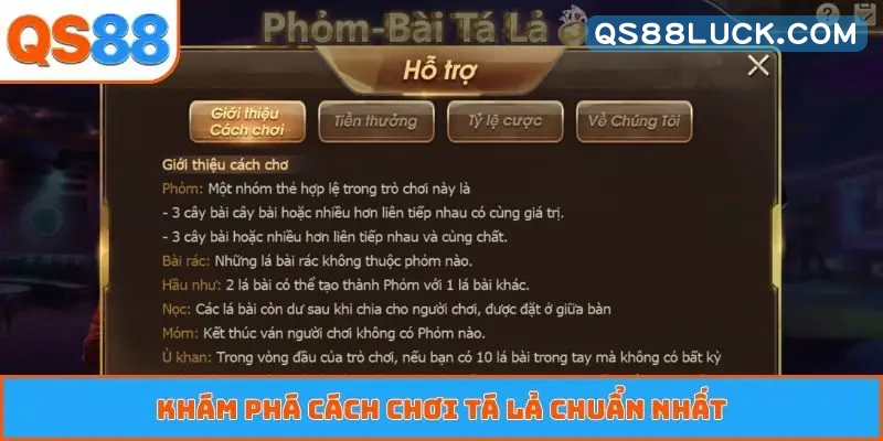 Khám phá cách chơi tá lả chuẩn nhất