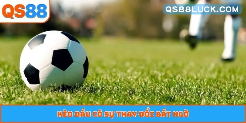 Kèo đấu có sự thay đổi bất ngờ